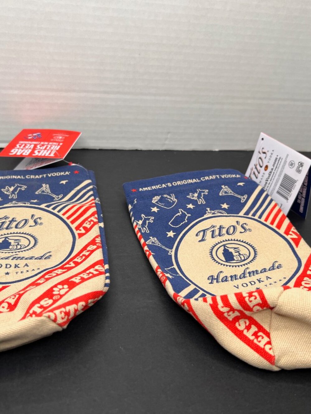 2 Tito's Vodka Vets Bags